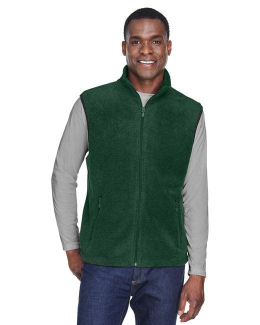 Harriton Adult 8 oz. Fleece Vest M985 - Dresses Max