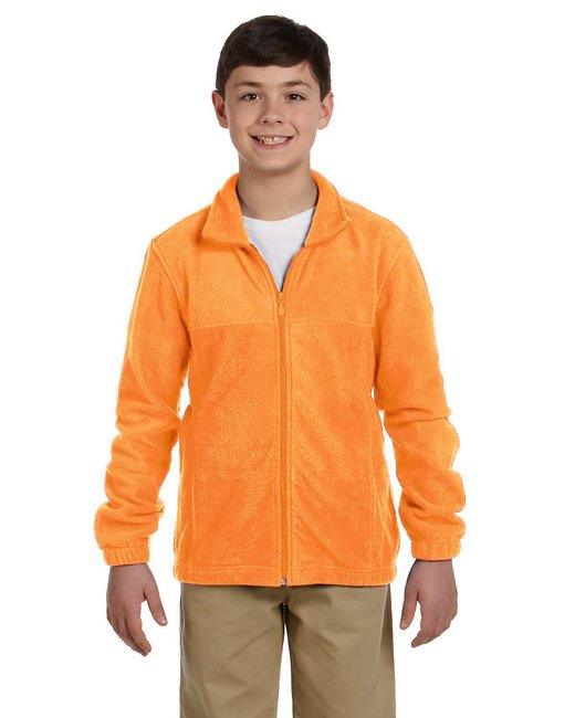 Harriton Youth 8 oz. Full-Zip Fleece M990Y - Dresses Max