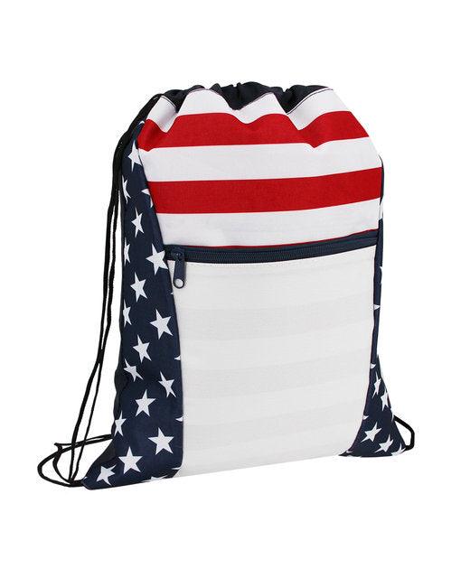 Liberty Bags OAD Americana Drawstring Bag OAD5050 - Dresses Max