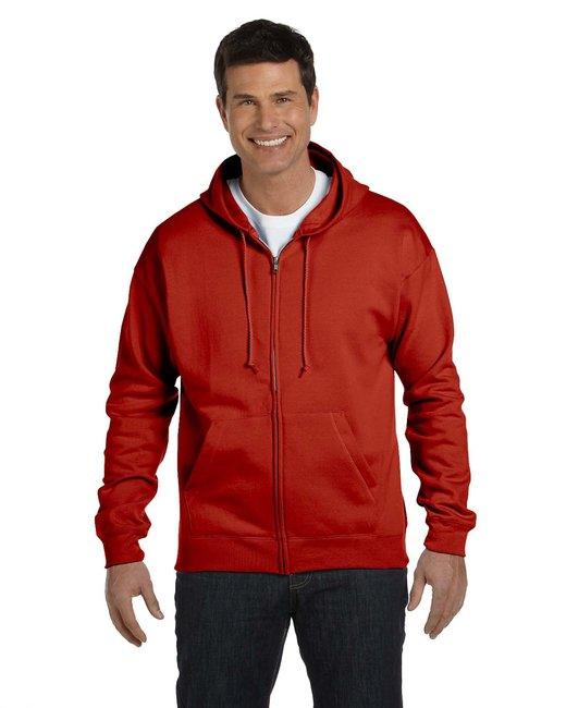Hanes Adult 7.8 oz. EcoSmart® 50/50 Full-Zip Hooded Sweatshirt P180 - Dresses Max