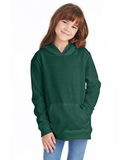 Hanes Youth 7.8 oz. EcoSmart 50/50 Pullover Hooded Sweatshirt P473 - Dresses Max