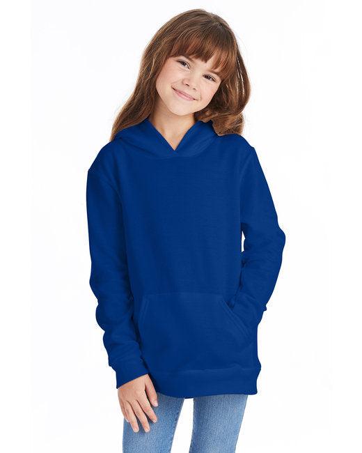 Hanes Youth 7.8 oz. EcoSmart 50/50 Pullover Hooded Sweatshirt P473 - Dresses Max