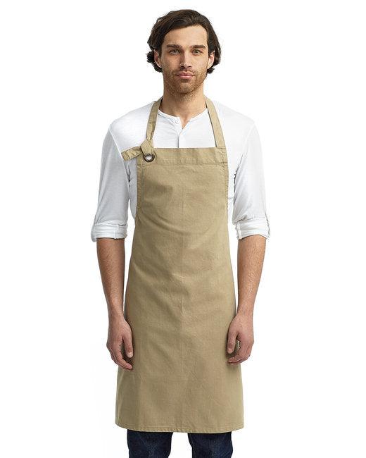 Artisan Collection by Reprime Unisex Calibre Heavy Cotton Canvas Bib Apron RP130 - Dresses Max