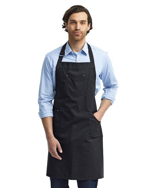 Artisan Collection by Reprime Unisex Cotton Chino Bib Apron RP132 - Dresses Max