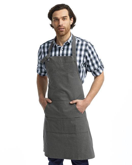 Artisan Collection by Reprime Unisex "Calibre" Heavy Cotton Canvas Pocket Apron RP137 - Dresses Max