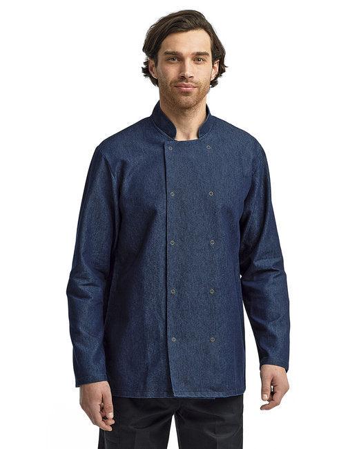 Artisan Collection by Reprime Unisex Denim Chef's Jacket RP660 - Dresses Max