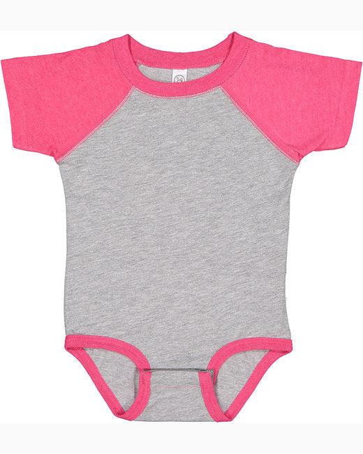 Rabbit Skins Infant Baseball Bodysuit RS4430 - Dresses Max