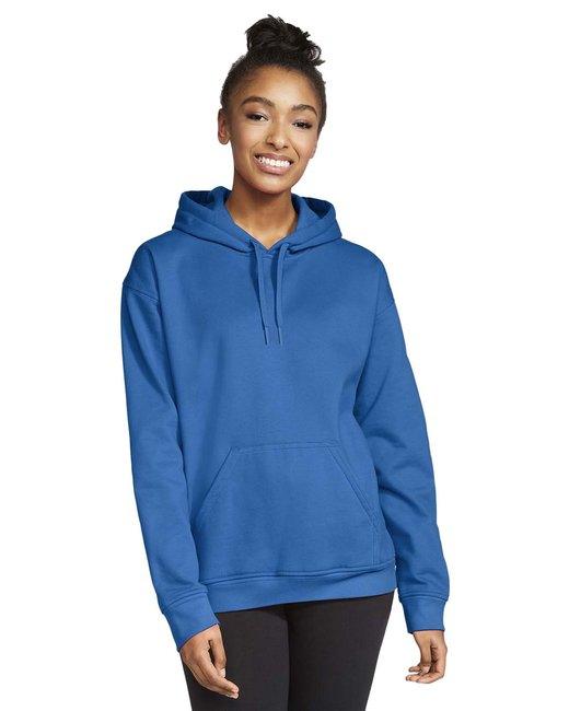 Gildan Adult Softstyle® Fleece Pullover Hooded Sweatshirt SF500 - Dresses Max