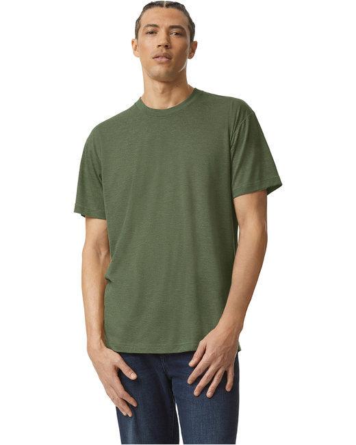 American Apparel Unisex Triblend Short-Sleeve Track T-Shirt TR401 - Dresses Max