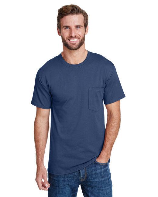 Hanes Adult Workwear Pocket T-Shirt W110 - Dresses Max